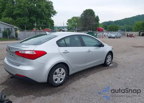 2014 Kia Forte Lx из США, поврежденный, VIN KNAFK4A63E5114418